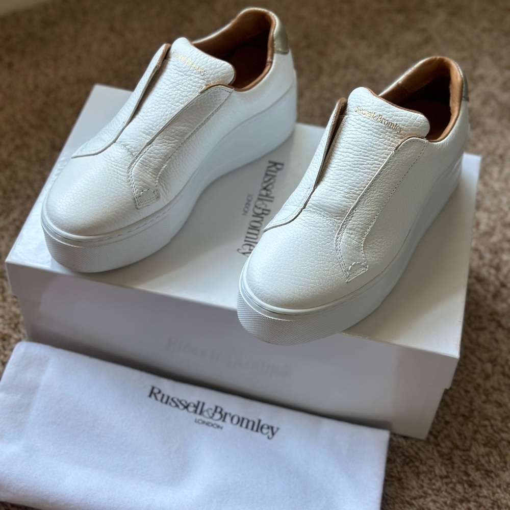 Russell&Bromley White Women's Sneakers
